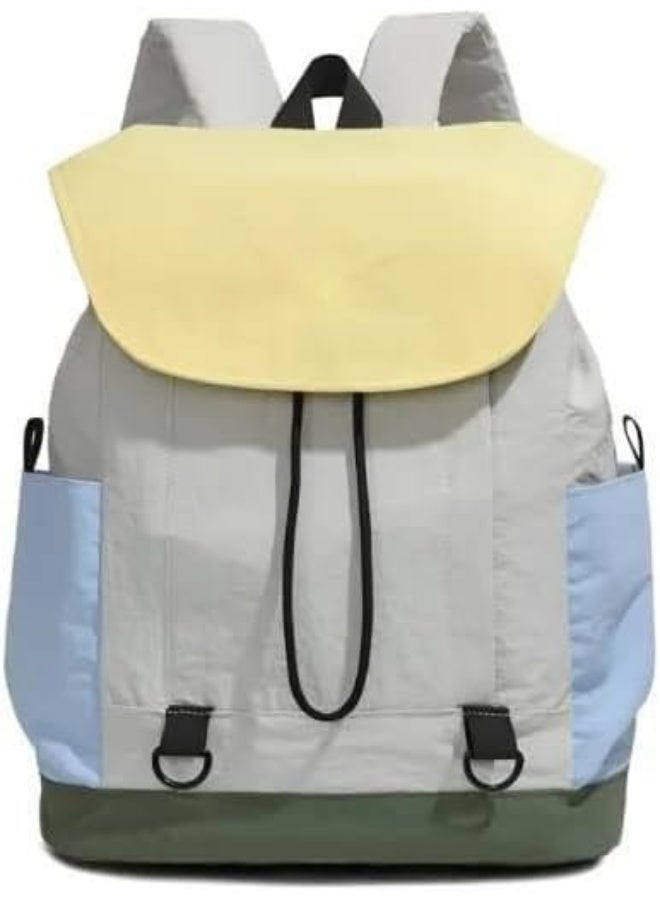 Multi-colored backpack for men and women, 37x25x14 cm, with multiple pockets